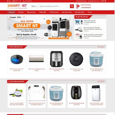 Theme wordpress bán đồ gia dụng 01